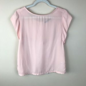 ⚡️3/$15⚡️ Harlowe & Graham Pink Boat Neck Top